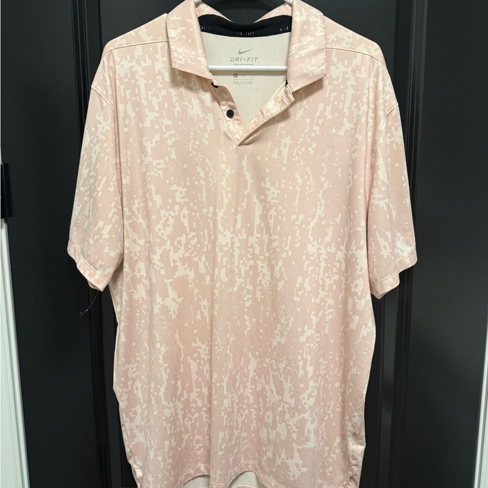 Nike Dri-FIT Men's Light Pink Polo Shirt